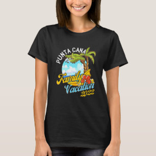 Dominican Beaches Summer Palm Tree Family Vacation T-Shirt