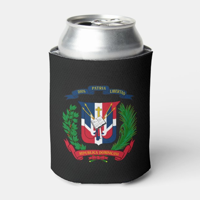 Dominican coat of arms can cooler (Can Front)