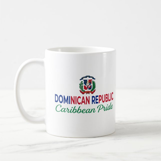 Dominican Coat of Arms | Everyday Pride Coffee Mug (Left)