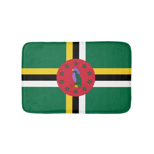 Dominican flag bath mat (Front)
