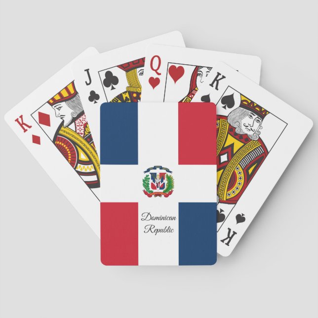 Dominican Flag, Dominican Republic Playing Cards (Back)