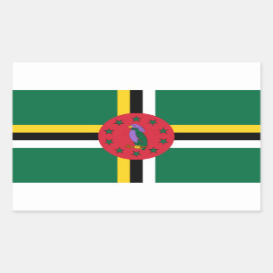 Dominican flag Stickers