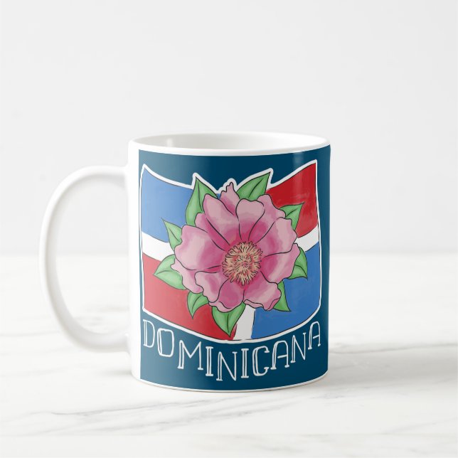Dominican Girl Republica Dominicana Republic Coffee Mug (Left)