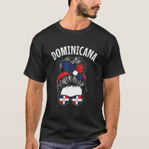 Dominican Girl Republica Republic Flag Dominicana  T-Shirt