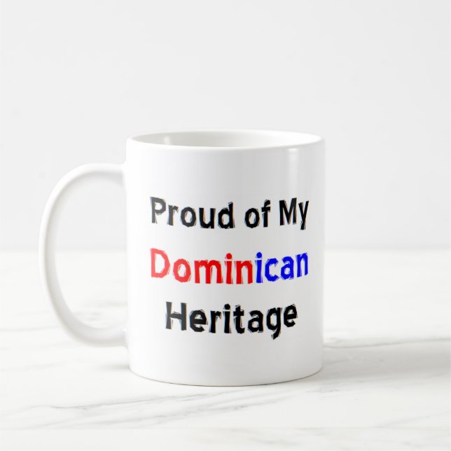 dominican heritage coffee mug (Left)