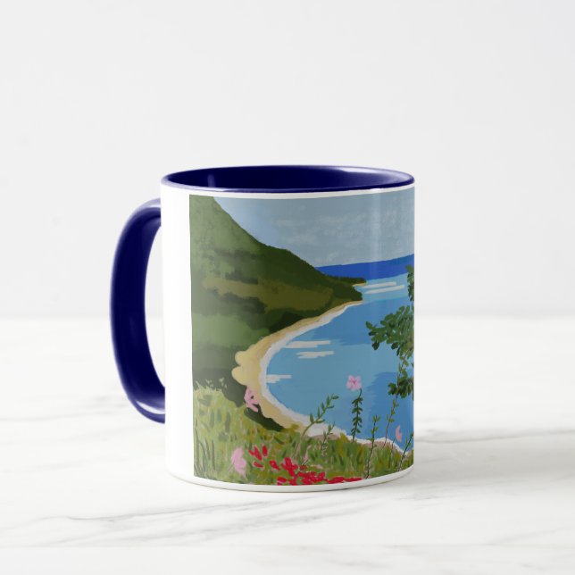 Dominican landscape mug (Front Left)