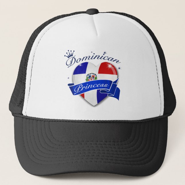 Dominican princess trucker hat (Front)