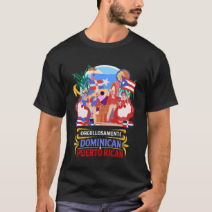 Dominican & Puerto Rican Idea for Kids Hispanic He T-Shirt