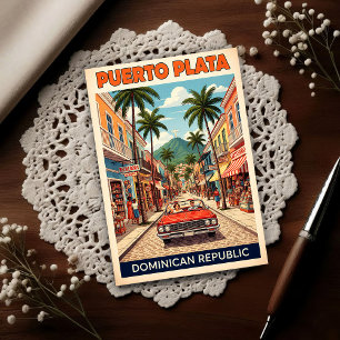 Dominican Republic: 1960s Travel Postcard