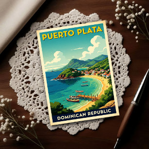 Dominican Republic: 1960s Travel Postcard