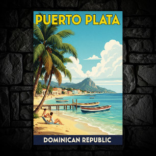 Dominican Republic: 1960s Travel Poster Collection