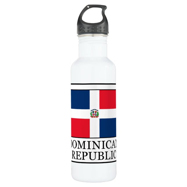 Dominican Republic 710 Ml Water Bottle (Front)