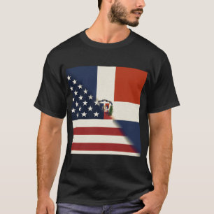 Dominican Republic America Flag US D.R. Men Wome T-Shirt