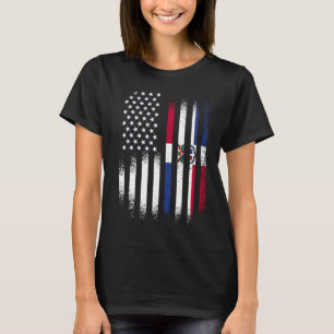 Dominican Republic American Hispanic Heritage Mont T-Shirt