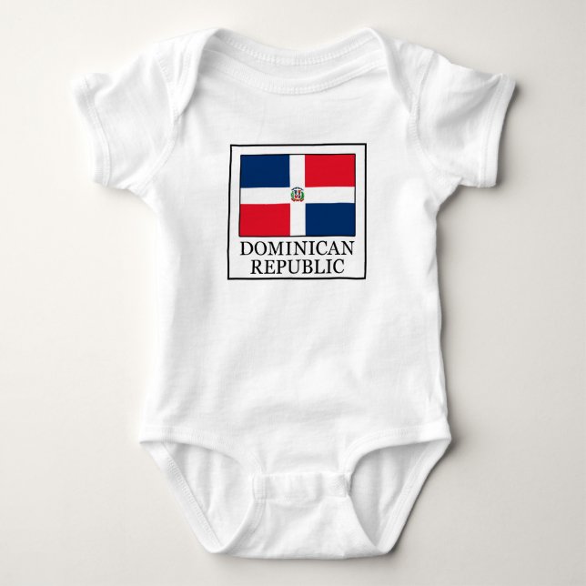 Dominican Republic Baby Bodysuit (Front)