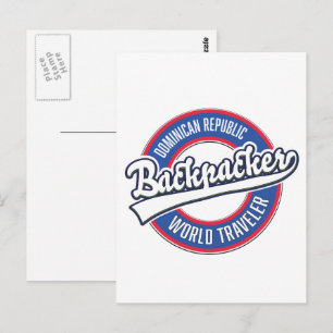Dominican Republic backpacker world traveller Postcard