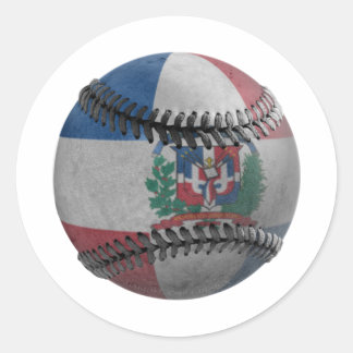 Dominican Republic Baseball Classic Round Sticker
