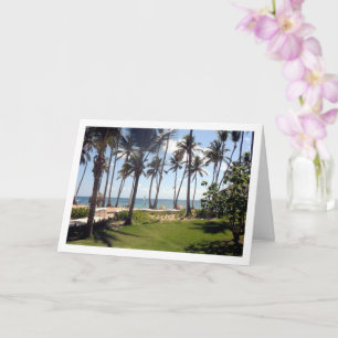 Dominican Republic Beach, Caribbean Landscape Card