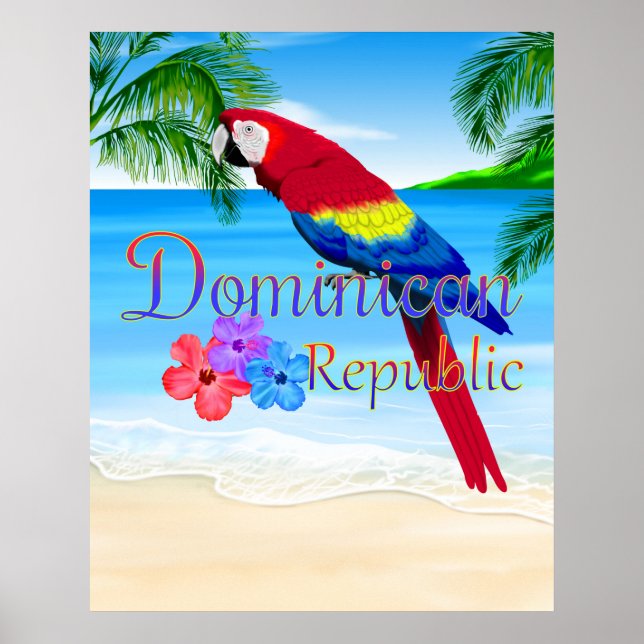 Dominican Republic Beach Poster (Front)