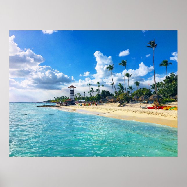 Dominican Republic Beachfront Poster (Front)