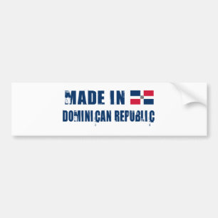 DOMINICAN REPUBLIC BUMPER STICKER
