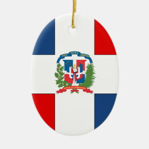 Dominican Republic Ceramic Tree Decoration
