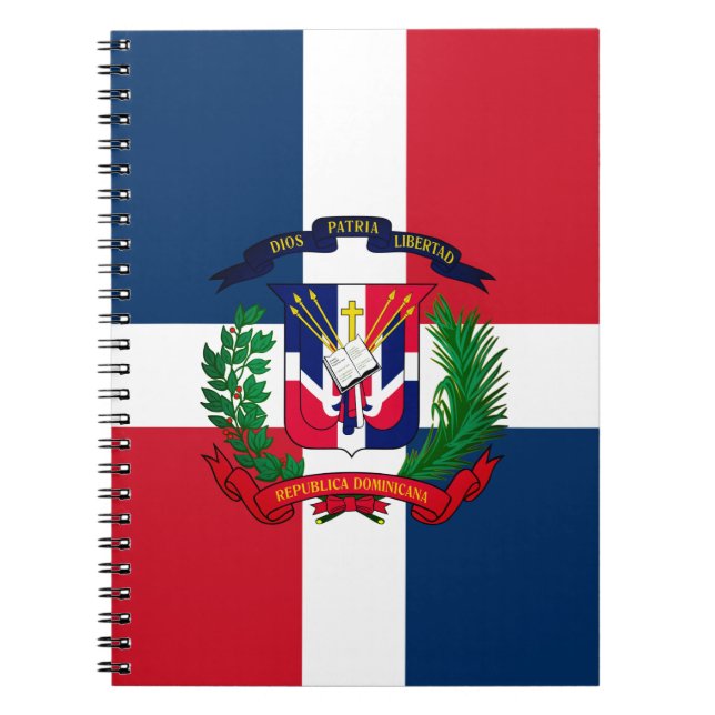 Dominican Republic coat of arms Notebook (Front)
