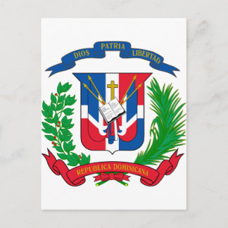 Dominican Republic Coat of Arms Postcard