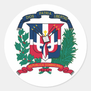 Dominican Republic Coat of Arms Sticker