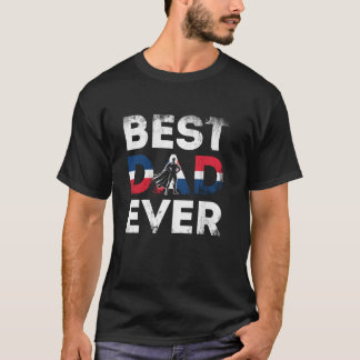 Dominican Republic Dad Father Superhero Hero T-Shirt