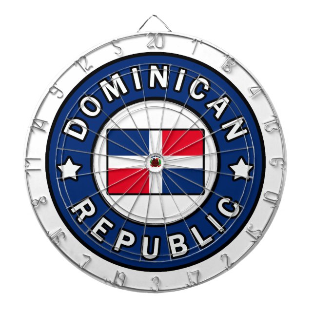 Dominican Republic Dartboard (Front)
