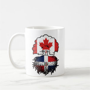 Dominican Republic Dominican Canadian Canada Tree Coffee Mug
