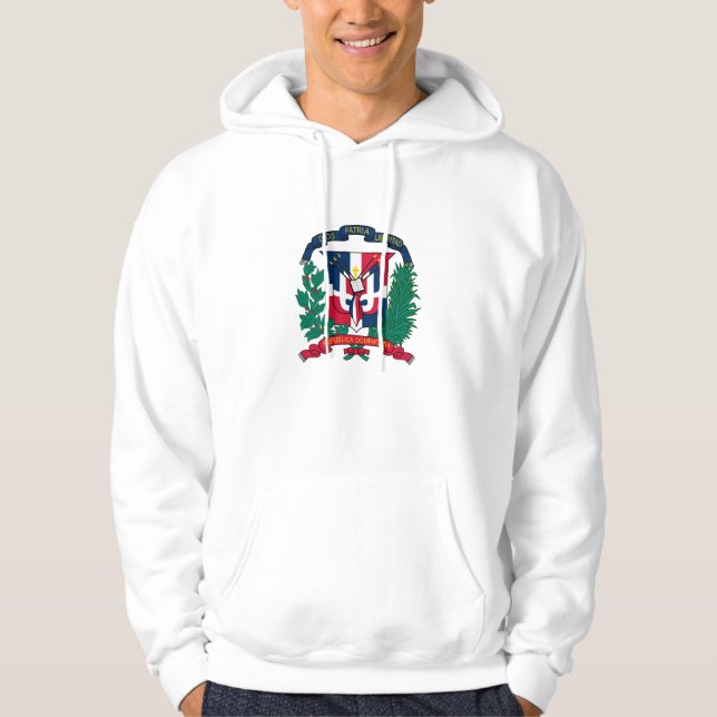 dominican republic emblem hoodie (Front)
