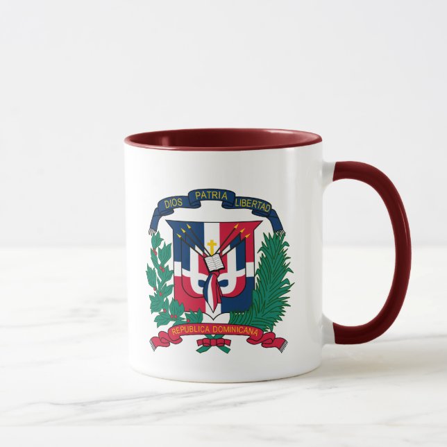 dominican republic emblem mug (Right)