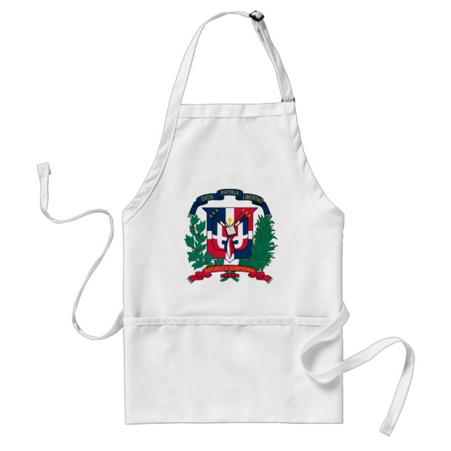 dominican republic emblem standard apron (Front)