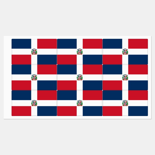 Dominican Republic Flag (Sheet)
