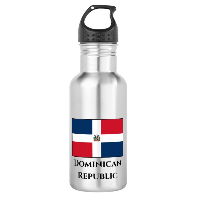 Dominican Republic Flag 532 Ml Water Bottle (Front)