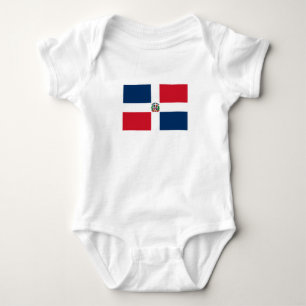 Dominican Republic Flag Baby Bodysuit