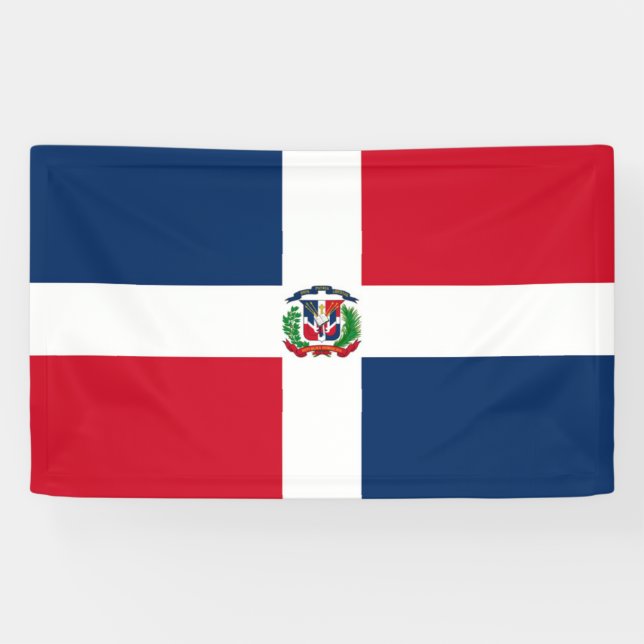 Dominican Republic flag Banner (Horizontal)
