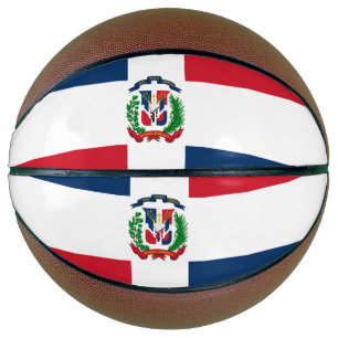 Dominican Republic flag Basketball