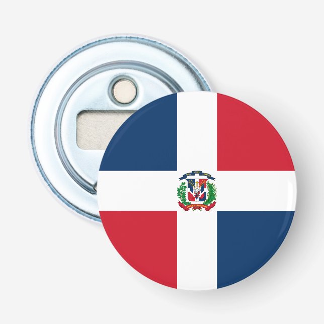 Dominican Republic Flag Bottle Opener (Front)