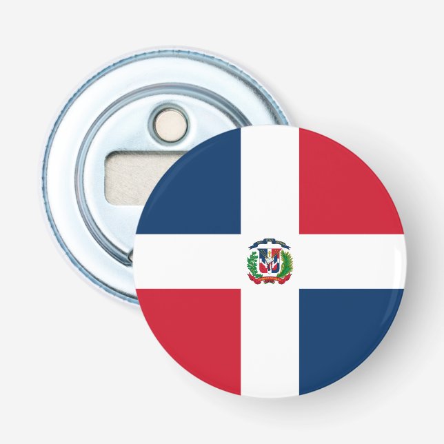 Dominican Republic flag Bottle Opener (Front)