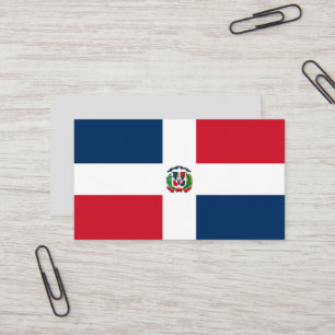 Dominican Republic flag Business Card