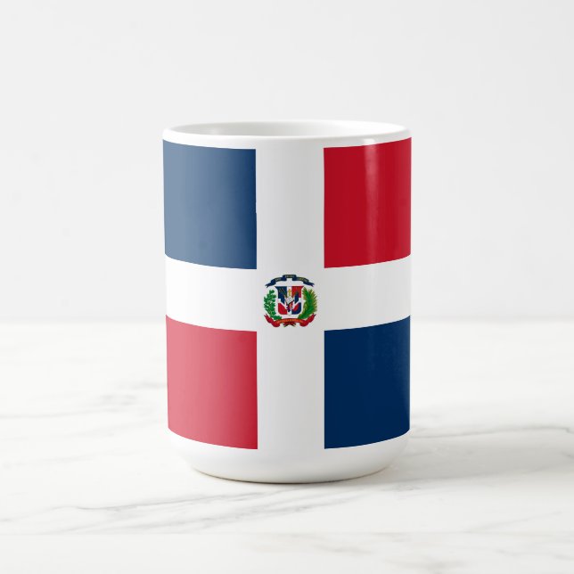 Dominican Republic flag Coffee Mug (Center)