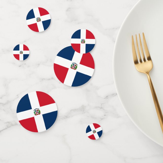 Dominican Republic flag Confetti (Group)