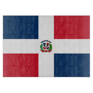 Dominican Republic flag Cutting Board