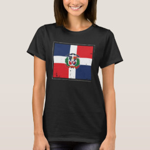 Dominican Republic Flag Dominicana Latina Latino R T-Shirt