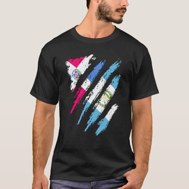 Dominican Republic Flag Guatemala Grown Country St T-Shirt (Front)