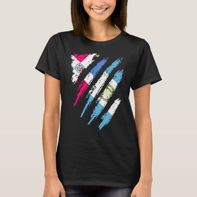 Dominican Republic Flag Guatemala Grown Country St T-Shirt (Front)