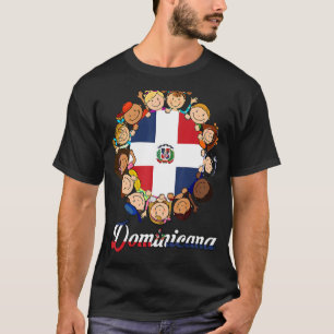 Dominican Republic Flag Hispanic Heritage Dominica T-Shirt